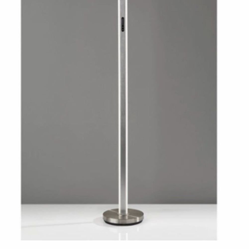 Adesso Marla Wall Washer Silver floor lamp